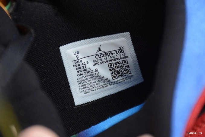 Rep CU2805-100 the Fearless Blue Air Mid Great SE Jordan 1 0815
